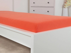 Jersey prostěradlo ALVORA 90x200 cm červené