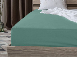 Jersey prostěradlo EXCLUSIVE mentolové 200x220 cm, 100% bavlna