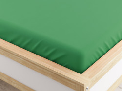 Jersey prostěradlo MICRO zelené 90 x 200 cm