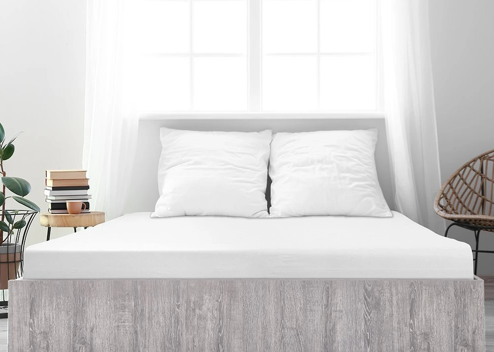 Jersey prostěradlo z mako bavlny LUXORA 180x200 cm bílé