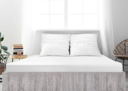 Jersey prostěradlo z mako bavlny LUXORA 180x200 cm bílé