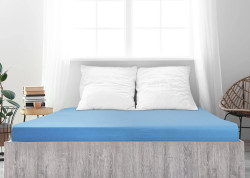 Jersey prostěradlo z mako bavlny LUXORA 180x200 cm světle modré
