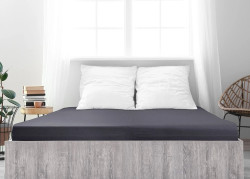 Jersey prostěradlo z mako bavlny LUXORA 90x200 cm tmavě šedé