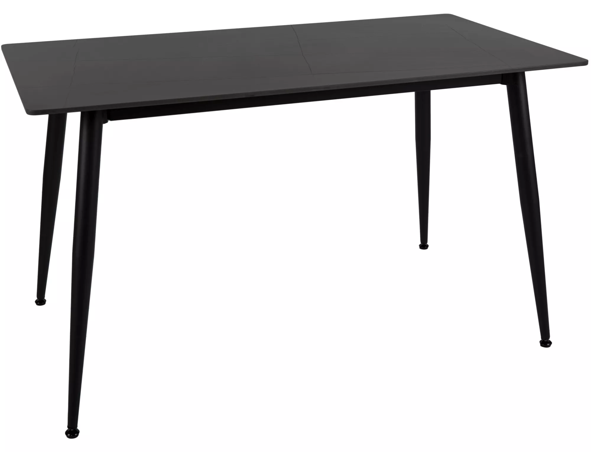 Jídelní stůl RION 130x70 cm s keramickou deskou, černý mramor