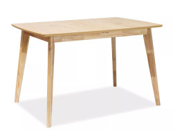 Jídelní stůl s deskou v dekoru dub BRANDO 120(160)x80, rozkládací