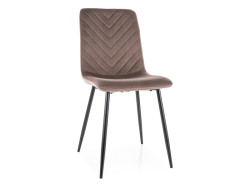 Jídelní židle DAREN VELVET cappuccino