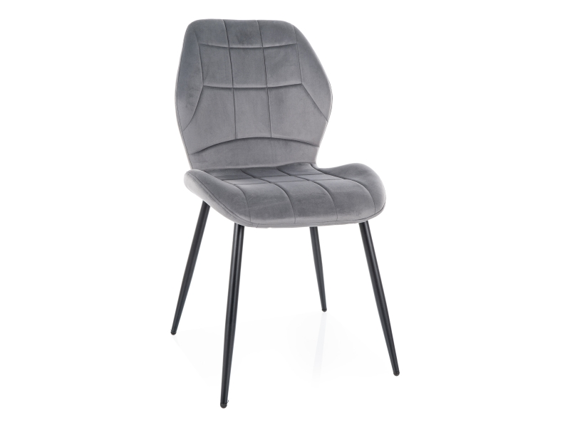 Jídelní židle JAKE VELVET tmavě šedá