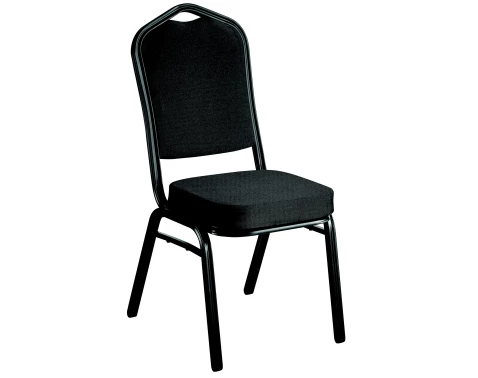 Jídelní židle Jazz, černá látka