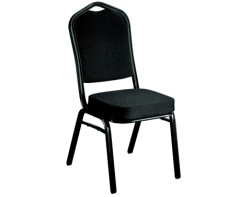 Jídelní židle Jazz, černá látka