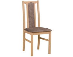 Jídelní židle Kolga, dub sonoma/hnědo-béžová látka