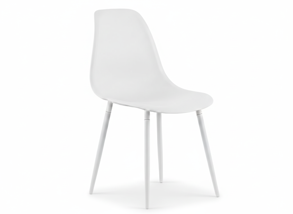 Jídelní židle OSAKA plastová, bílá