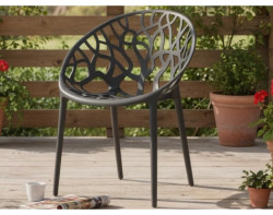 Jídelní židle Puro, antracitová