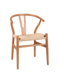 Jídelní židle Vero Light, přírodní buk, dřevěná