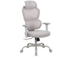 Kancelářská židle Dalida, světle šedá