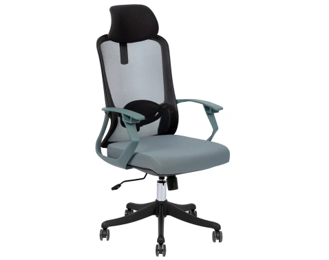 Kancelářská židle Sindibad, černá/šedo-modrá