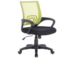 Kancelářské křeslo Fresh, černá/zelená síťovina