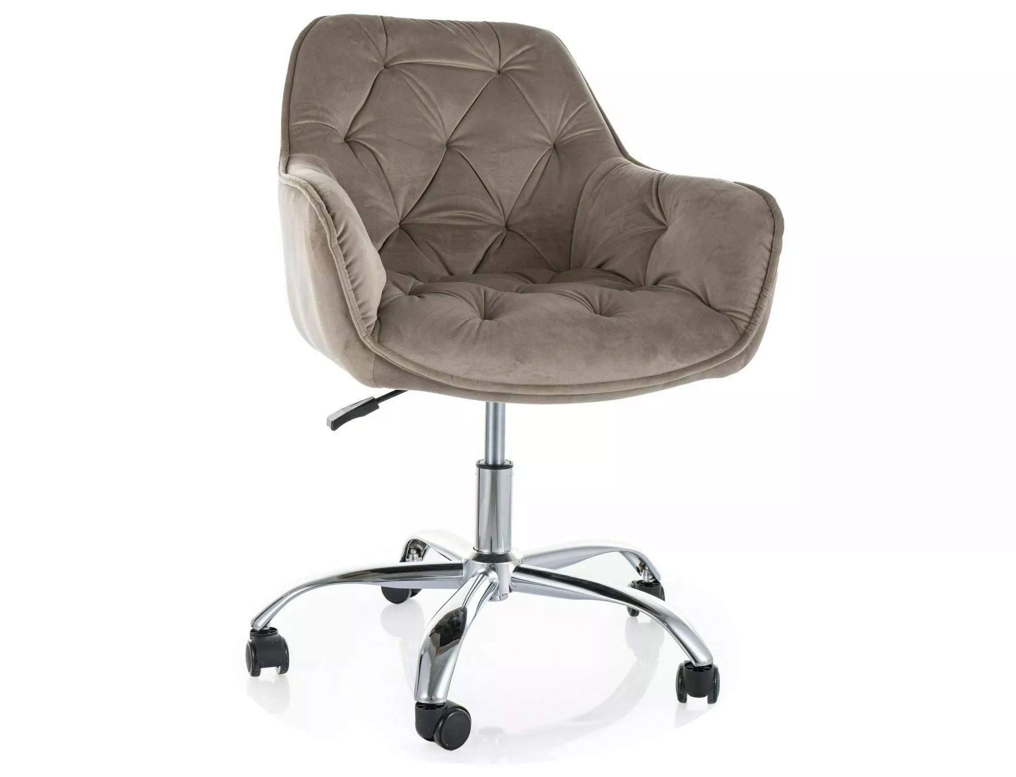 Kancelářské křeslo Q-190 VELVET, béžové