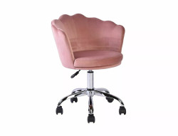 Kancelářské křeslo ROSE VELVET, starorůžové