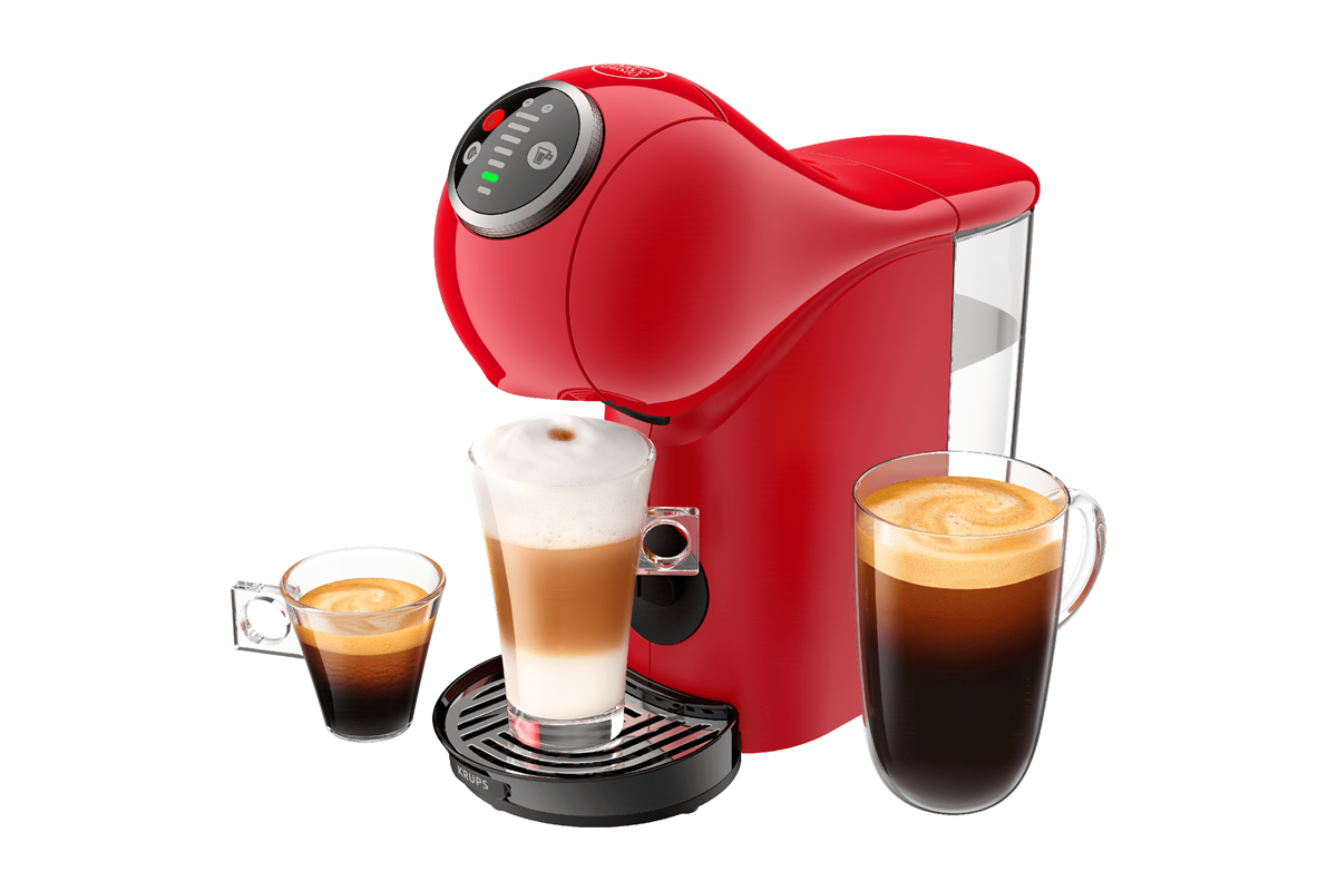 Kapslový kávovar Krups Nescafé Dolce Gusto Genio S Plus KP340510 červený