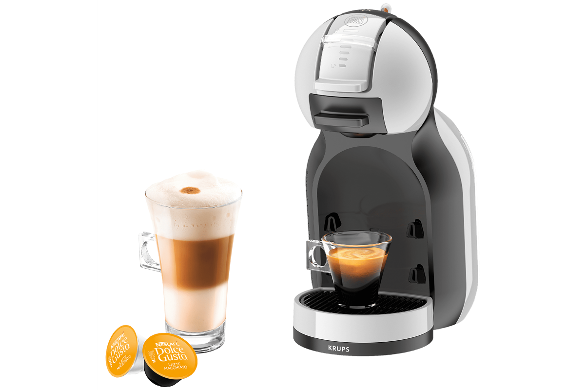 Kapslový kávovar KRUPS Nescafé Dolce Gusto Mini Me KP123B10 Arkticky šedý/Černý