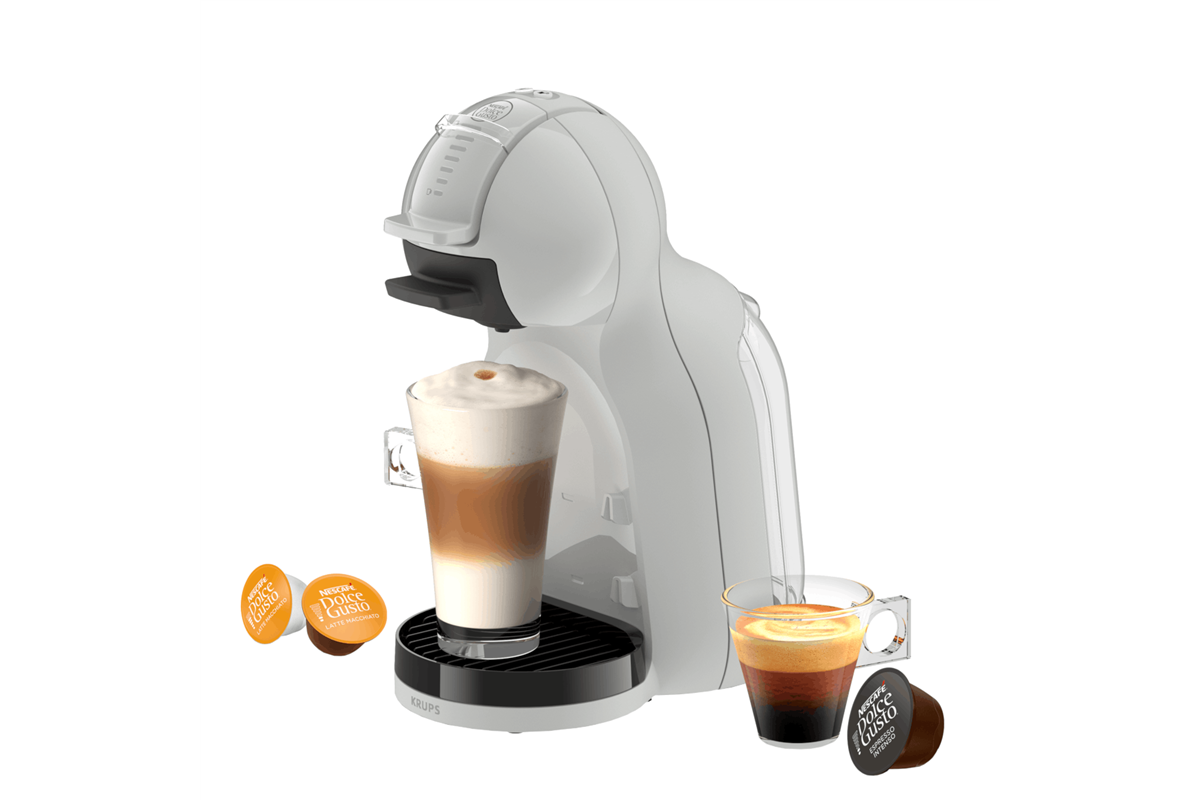 Kapslový kávovar Krups Nescafé Dolce Gusto Mini Me KP143GF0 Šedá