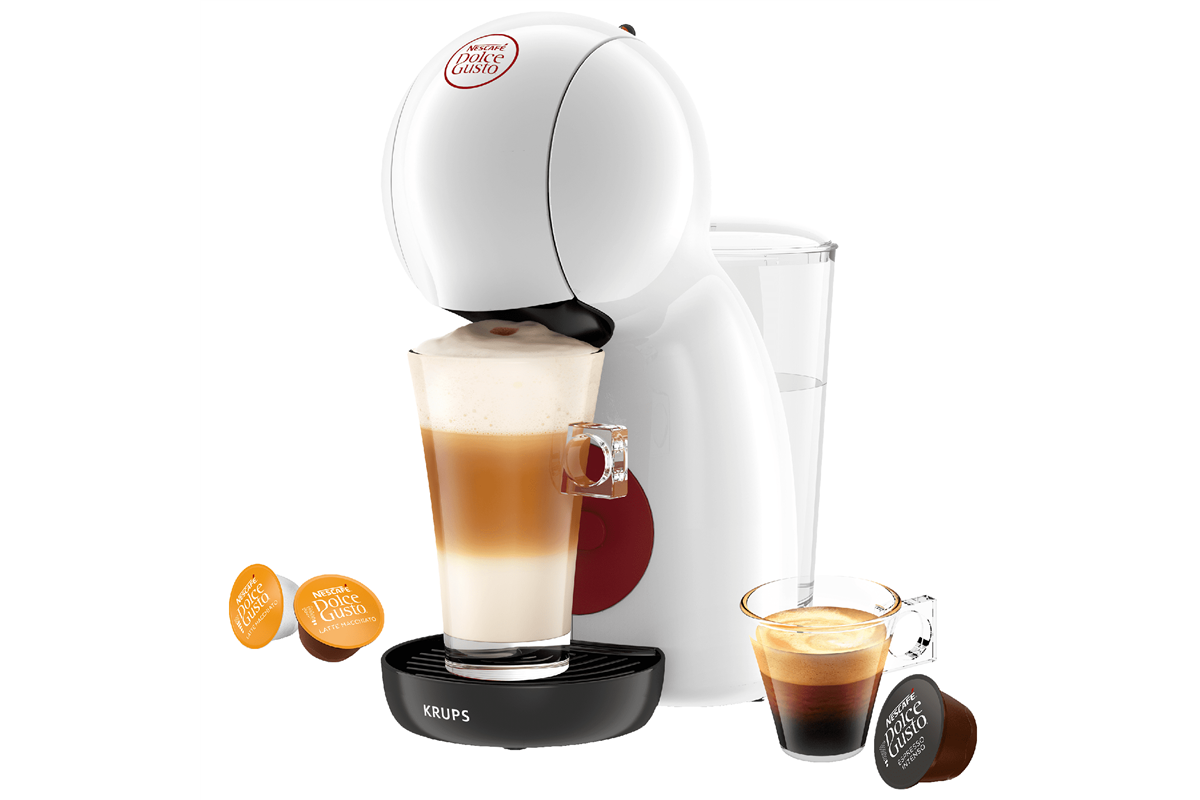 Kapslový kávovar KRUPS Nescafé Dolce Gusto Piccolo XS KP1A3110 Bílý