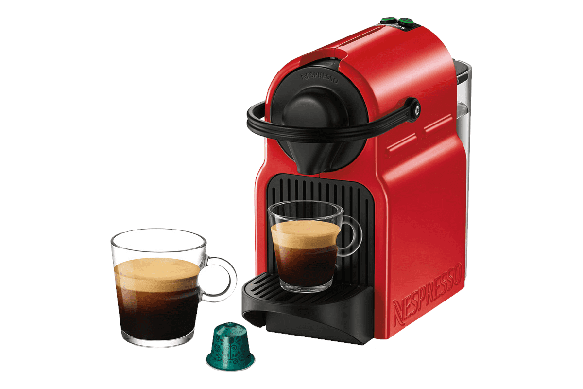 Kapslový Kávovar Krups Nespresso Inissia XN100510 červený
