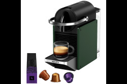 Kapslový kávovar KRUPS Nespresso Pixie Redesign XN306310 Zelený/Černý