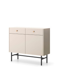 Kašmírová komoda Diva se 2 zásuvkami a 2 skříňkami (2D2SZ), 104 cm