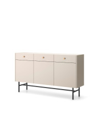 Kašmírová komoda Diva se 3 zásuvkami a 3 skříňkami (3D3SZ), 155 cm