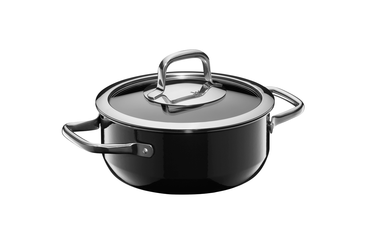 Kastrol s poklicí WMF Fusiontec Compact 18 cm 05.1566.5290 Nerezový/Černý