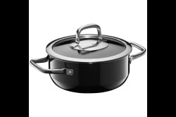 Kastrol s poklicí WMF Fusiontec Compact 18 cm 05.1566.5290 Nerezový/Černý