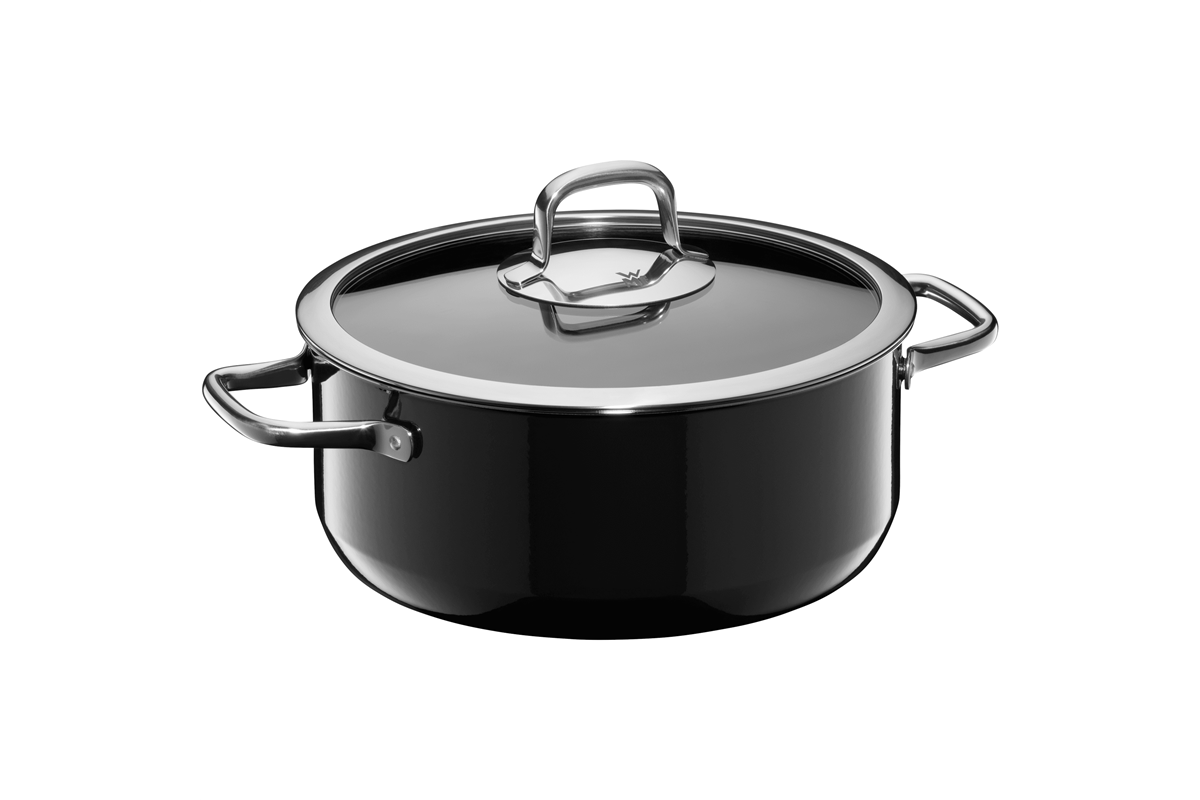 Kastrol s poklicí WMF Fusiontec Compact 24 cm 05.1567.5290 Nerezový/Černý