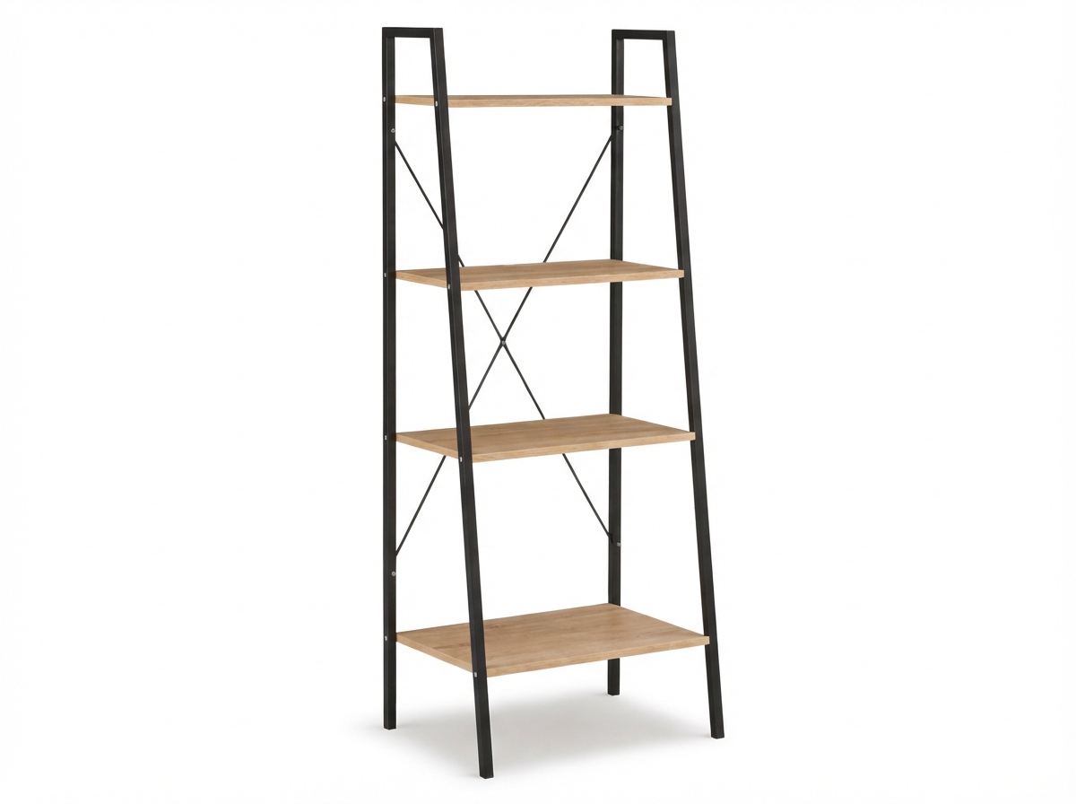 Knihovna TAYLOR SONOMA 4 police 147x60 cm, dub sonoma