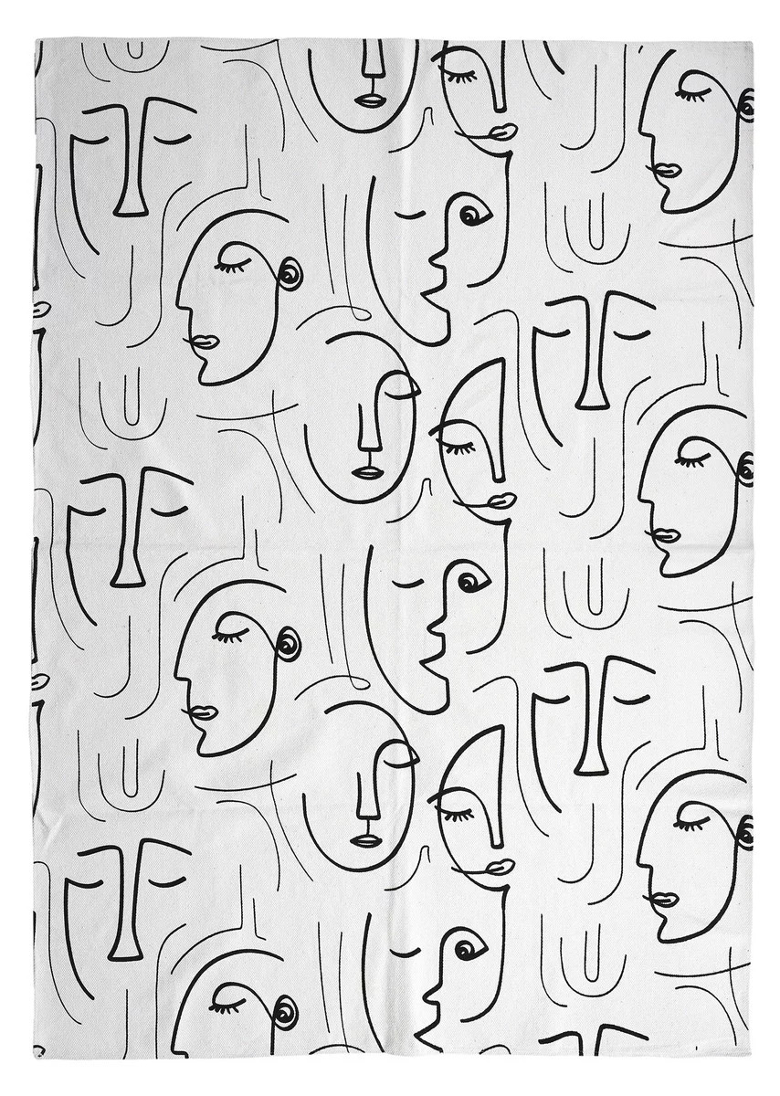 Koberec ARTY NOIR 120x170 cm, krémový