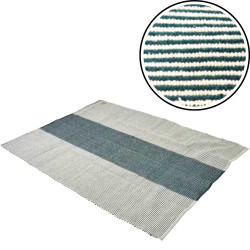 Koberec ESQUINA 140x200 cm, zeleno-bílý