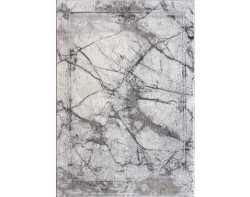 Koberec Itea 160x230 cm, šedo-bílý mramor