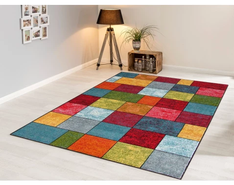 Koberec Kolibri 80x150 cm, barevné kostky