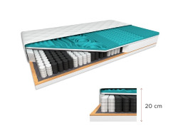 Kokosová matrace COCO MAXI 20 cm 90 x 200 cm Ochrana matrace: BEZ chrániče matrace