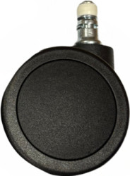 Kolečko na DXRacer Craft/Drifting pogumované, černé, průměr 60mm, čep 11mm