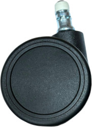 Kolečko na DXRacer FML08, FMP08, FMP09 pogumované, černé, průměr 60 mm, čep 11 mm