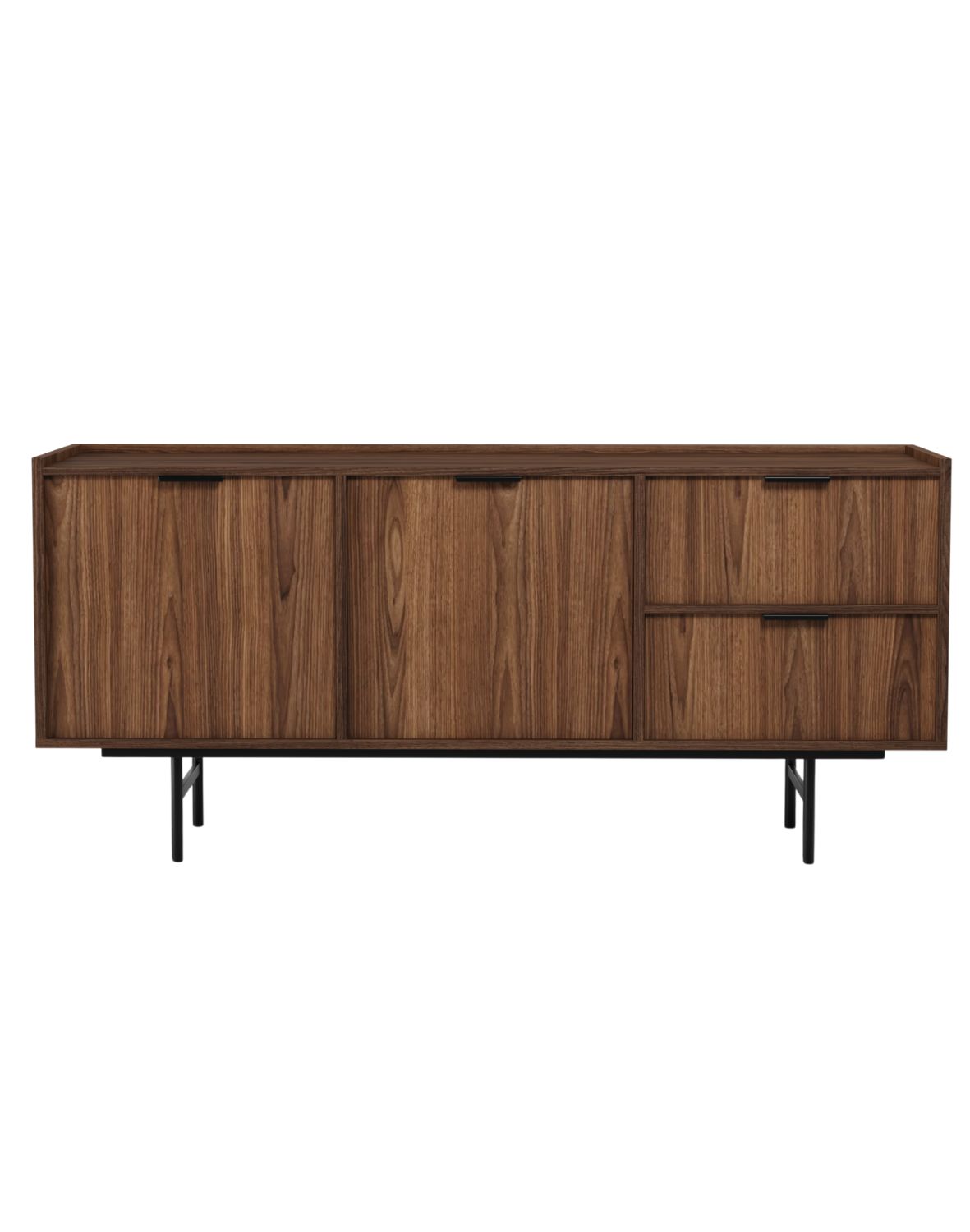 Komoda Edison Brown Warmia Walnut 2D2S
