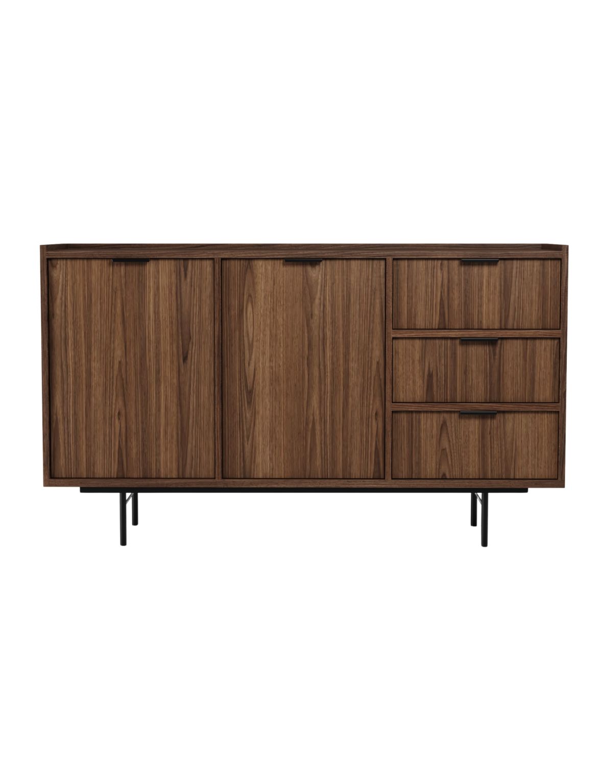 Komoda Edison Brown Warmia Walnut 2D3S