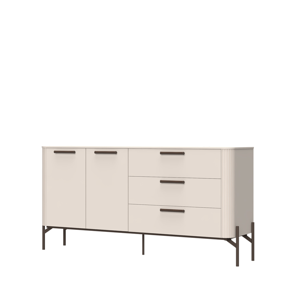Komoda RONDO - K23/RO - Cashmere lak mat