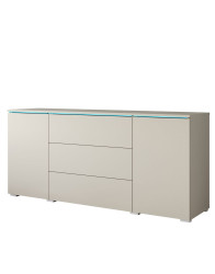 Komoda s LED osvětlením Vera kašmír, 150 cm