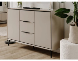 Komoda se zásuvkami Garrone 135 cm, písková