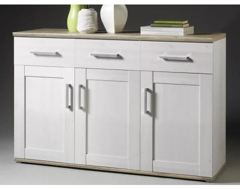 Komoda se zásuvkami Romance, modřín/dub