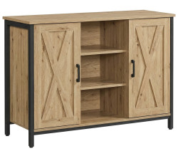Komoda TAYLOR ARTISAN s otevřenými policemi, 100x70cm
