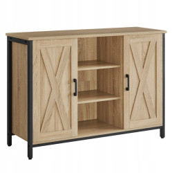 Komoda TAYLOR SONOMA s otevřenými policemi, 100x70cm