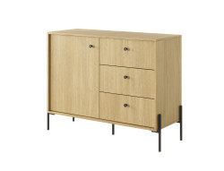 Komoda v dekoru dub SCANDI 103 D3S